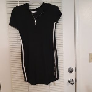 Black and white dress